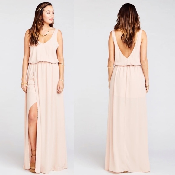 Show Me Your Mumu Dusty Blush Kendall Maxi Dres - Picture 1 of 8